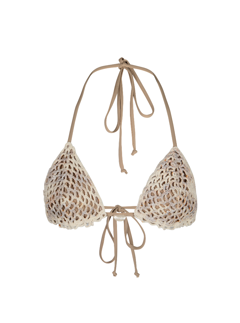 Elu bikini top - nude